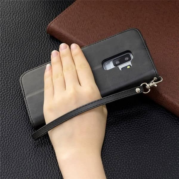 Telefoncover - ANDERLEDES - Samsung Galaxy S9 Plus - Blød - Sort - Stødabsorberende