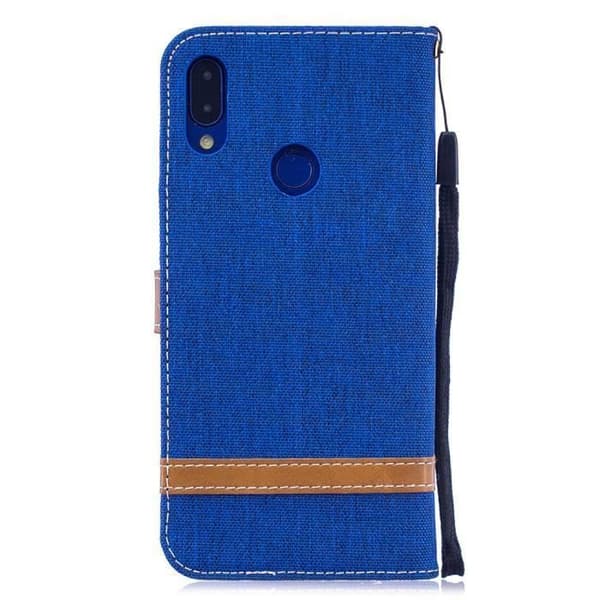 Hus - ANDERLEDES - Xiaomi Redmi Note 7 - Denim - Stødabsorberende - Magnetisk - Blå