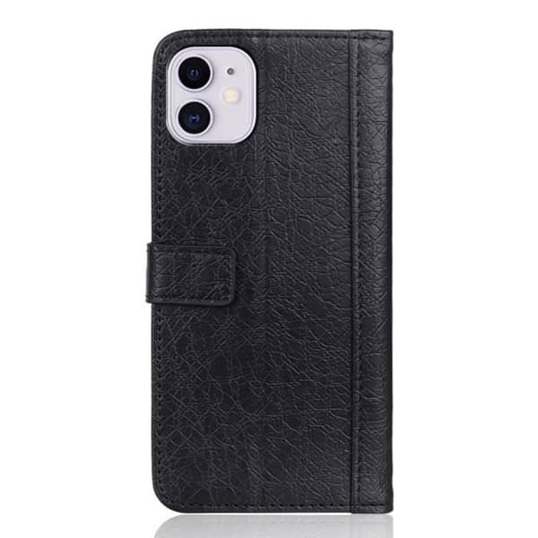 Mobilskal - ANNORLUNDA - iPhone 12 - PU-läder - Magnetiskt plånbok - 2 kortfack