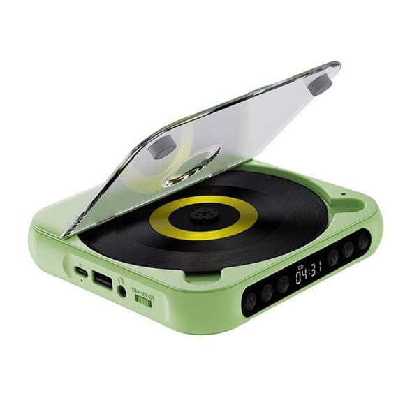 Bluetooth CD-afspiller - BYTELIKE - Ultra tynd - Batteri 2000mAh - Bluetooth 5.3 - Højttaler 2W