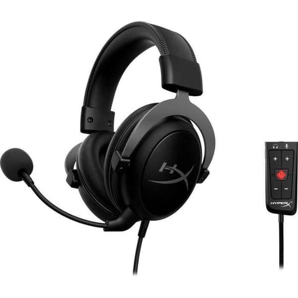 Langalliset pelikuulokkeet - HyperX Cloud II - PC:lle ja konsolille - musta/harmaa