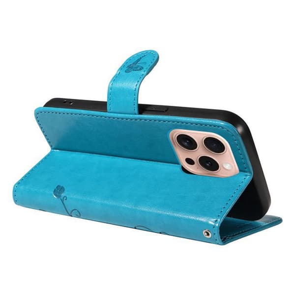 Plånboksfodral - ANNORLUNDA - iPhone 16 Pro - PU-läder - Magnetisk - Kortfack