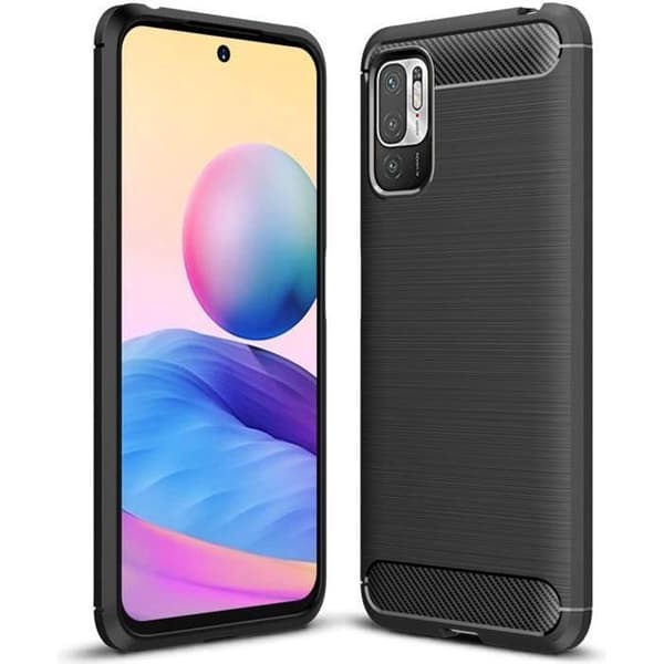Mobilskal - ANNORLUNDA - Xiaomi Redmi Note 10 5G - Silikon - Stötsäker - Mikrofiberfoder