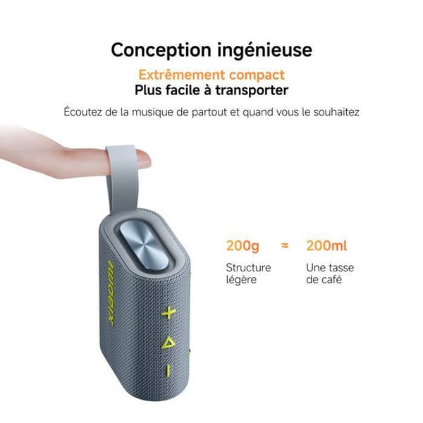 XIAOMI - Portable Bluetooth-højttalere - 10 timers batteritid - Sort