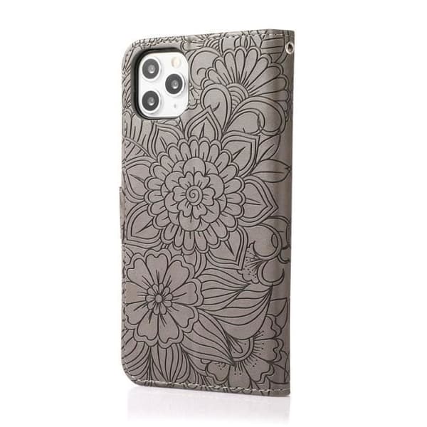 Etui - ANDERLEDES - iPhone 11 Pro - Læder - Stødabsorberende - 3 Kortlommer