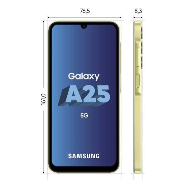 Samsung Galaxy A25 Smartphone 256 GB 5G Lime
