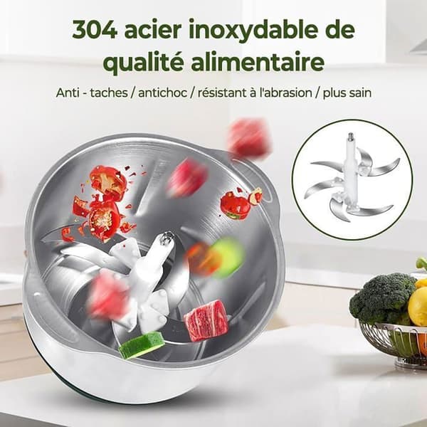 Elhacker - BAKLON - 500W - 5L - 2 hastigheter - 6 blad
