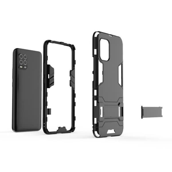Mobilskal - ANNORLUNDA - Xiaomi Mi 10 Lite 5G - Stötsäker - Bumper Armor - Mörkblå