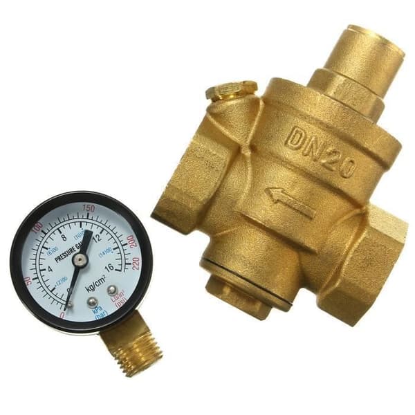 Trykregulator - ANDERLEDES - TEMPSA - Messing - DN20 - Måler 0.1-0.8MPa