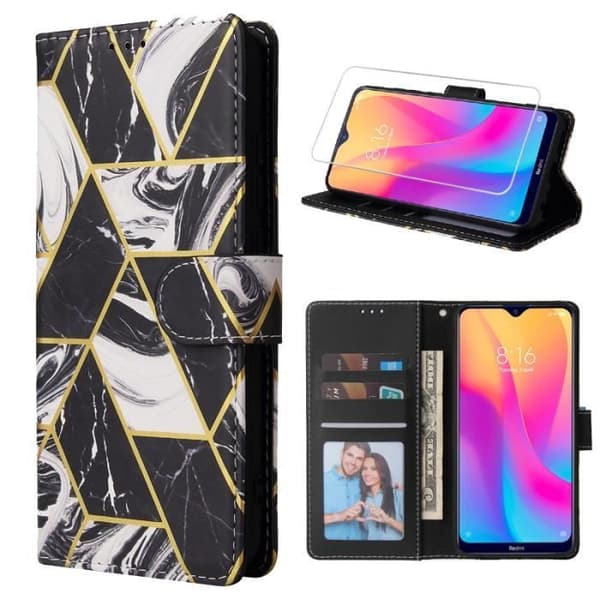 Etui til iPhone 15 Pro - ANDERLEDES - PU Læder Cover - Magnetisk Beskyttelse - Kortlommer - Sort