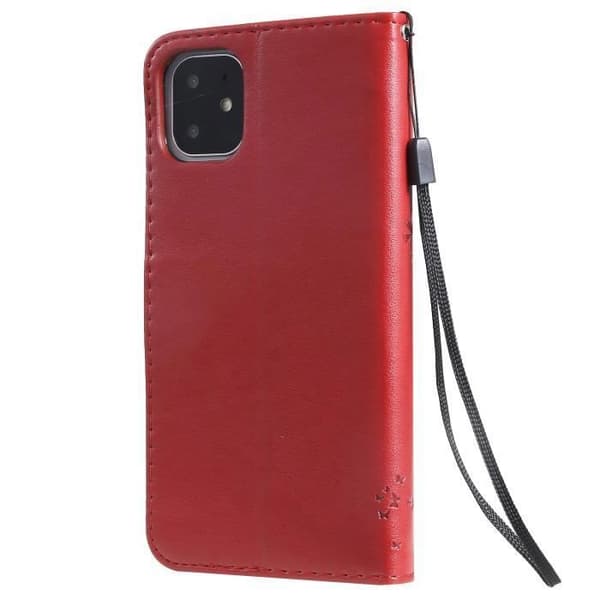 iPhone 11 Cover - ANDERLEDES - Rød - Stødabsorberende - Pung - Let
