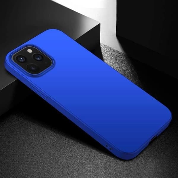 Telefoncover - E.F.CONNECTION - iPhone 12 - Blå - Stødabsorberende - Ridsefast - Fleksibel