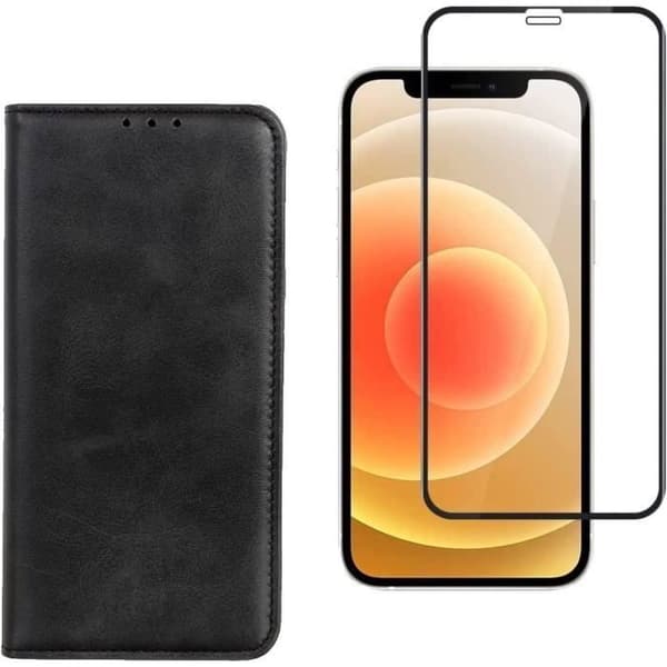 Etui Pung - CHICHENG - iPhone 12-12 Pro - Blød - Sort - Magnetisk