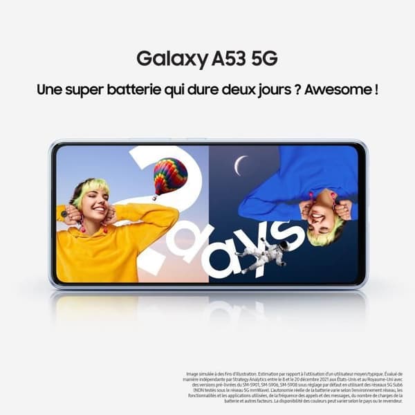 SAMSUNG Galaxy A53 128GB 5G Sort