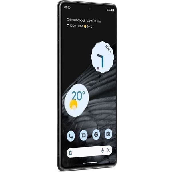 Mobiltelefon - GOOGLE - Pixel 7 Pro - 128 GB - Dual SIM - Sort