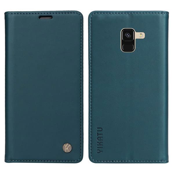Mobilskal - ANNORLUNDA - Samsung Galaxy A8 2018 - PU-läder - Stötsäker - Magnetisk