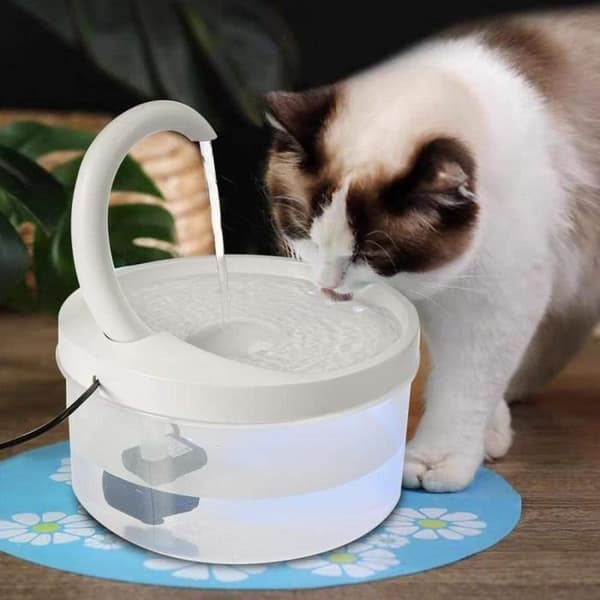 Vattenfontän för katthund - Automatisk cirkulation USB-anslutning - Swan Cat vattendispenser