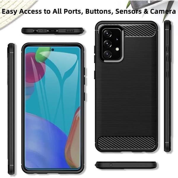 Mobilskal - ANNORLUNDA - Xiaomi Redmi Note 10 5G - Silikon - Stötsäker - Mikrofiberfoder