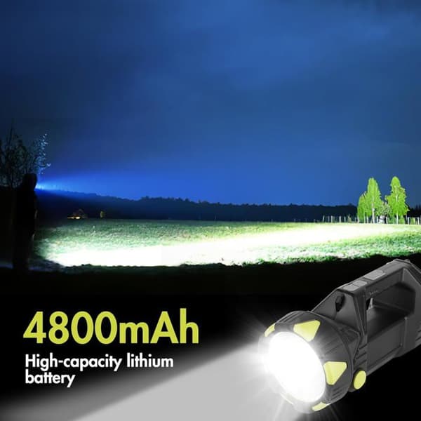 Taskuvalaisin / ladattava - erittäin kirkas LED - USB-virtapankki - 8 tilaa