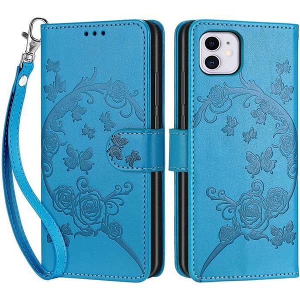 Husbeskyttelse - ANDERLEDES - iPhone 11 - PU Læder - Blød - Kortlommer
