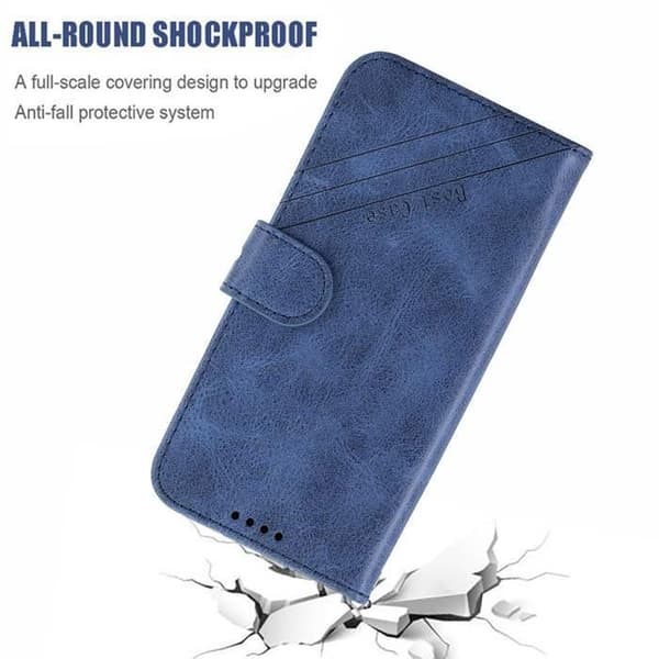Coque - ANDERLEDES - Samsung Galaxy A40 - Stødabsorberende - Støtte - Elegant - Blå
