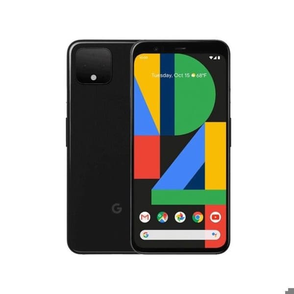 Smartphone - GOOGLE - Pixel 4 - 128 GB - Sort - Dobbelt SIM - Kamera 12,2 MP