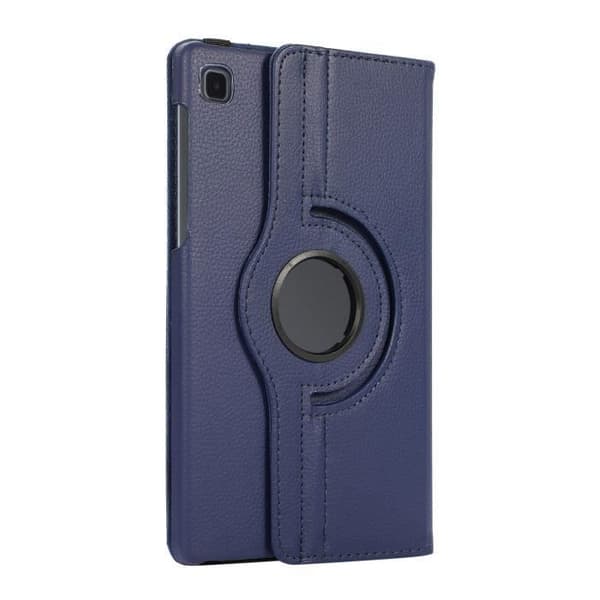Coque - ANNAT - Samsung Galaxy Tab A7 Lite - 360° Rotation - PU-läder - Blå