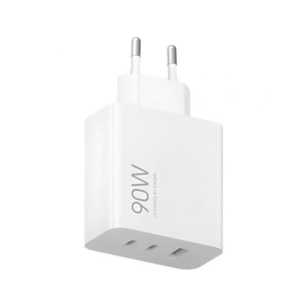 90W netadapter - XIAOMI - HyperCharge - 3 porte - Farve rosa - AC 100-240V