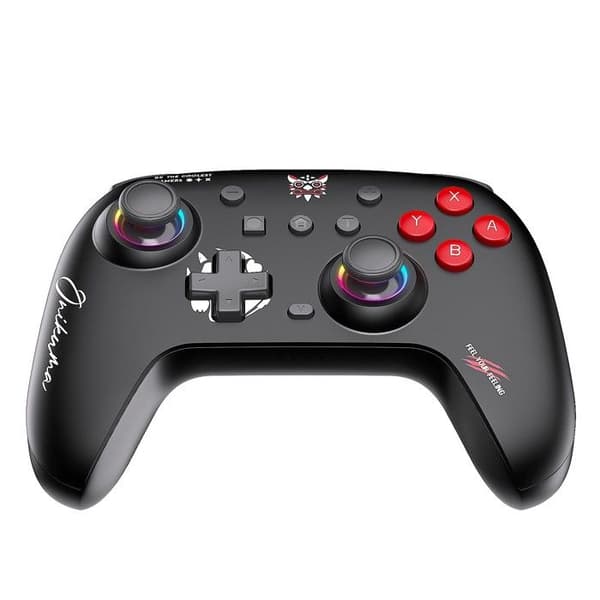 eSports C1 spilcontroller, trådløs Bluetooth-controller med dobbelt motor og seks vibrationsaksler til Switch, MANETTE VIDEOSPIL