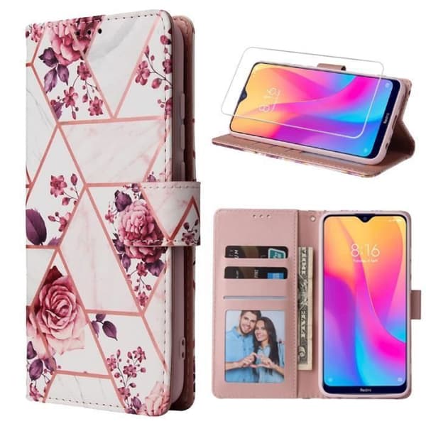 Skyddsetui - ANNORLUNDA - iPhone 15 Plus 6.7" - PU-läder - Plånbok - Mjuk