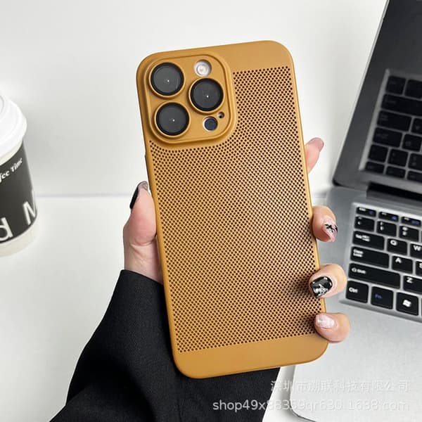 Telefoncover - LEYUANDODO - iPhone 16 - Polycarbonat - Mesh - Stødabsorberende