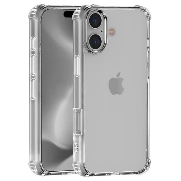Skal - ANNORLUNDA - iPhone 16 PLUS - Mjuk Silikon - Transparent - Stötsäker