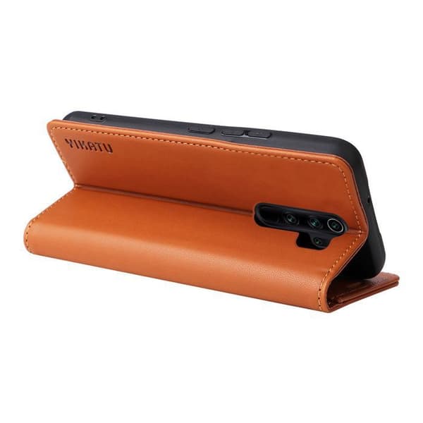 Fodral - ANNAT - Xiaomi Redmi Note 8 Pro - Syntetiskt Läder - Magnetiskt - Kortfack