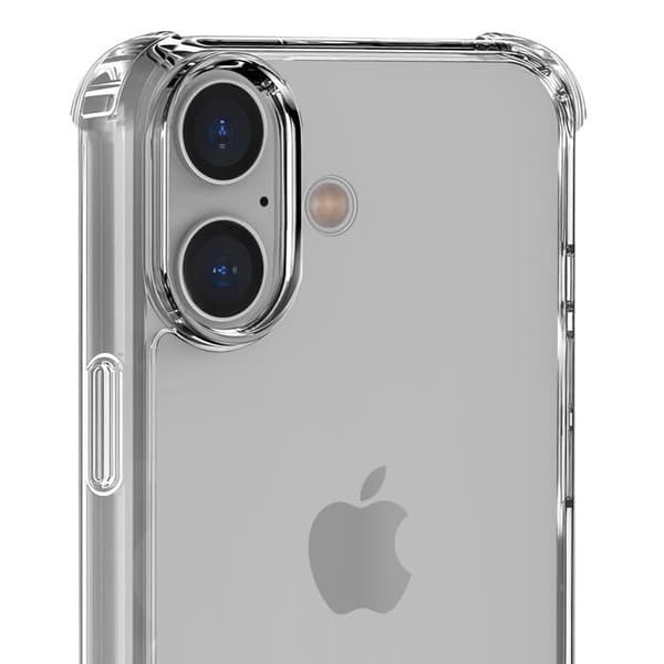 Skal - ANNORLUNDA - iPhone 16 PLUS - Mjuk Silikon - Transparent - Stötsäker