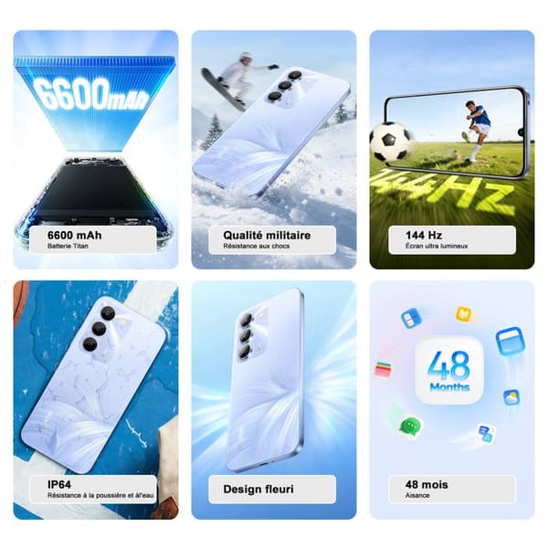 Smartphone - REALME - C100 - 4 GB RAM - 128 GB - 5G