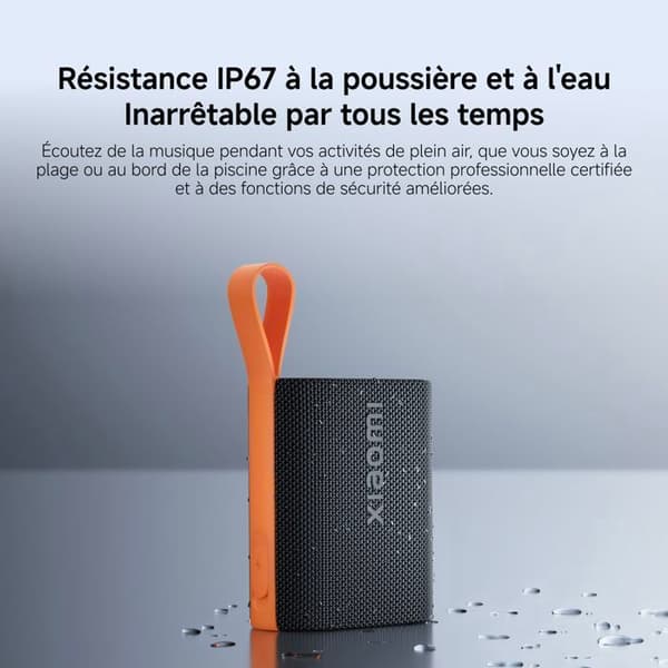 XIAOMI - Portable Bluetooth-højttalere - 10 timers batteritid - Sort