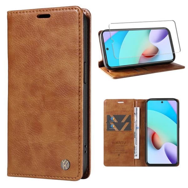 Plånboksfodral - ANNORLUNDA - iPhone 16 - PU-läder - Magnetstängning - Stötsäker