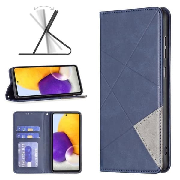 Hus - ANDERLEDES - Samsung Galaxy A73 5G - Pungetui - Magnetlukning - Stødabsorberende