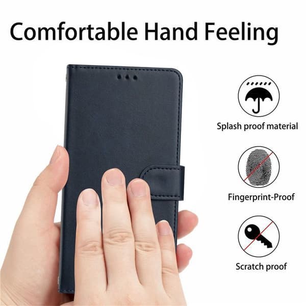 Telefonfodral - ANNORLUNDA - Xiaomi Poco M5S/Redmi Note 10 4G/Note 10S - PU-läder - RFID - Magnetisk