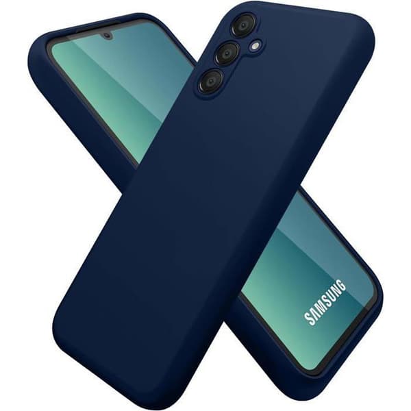 Coque - ANDERLEDES - Samsung Galaxy A15 4G/5G - Silikone - Stødabsorberende - Mørkeblå