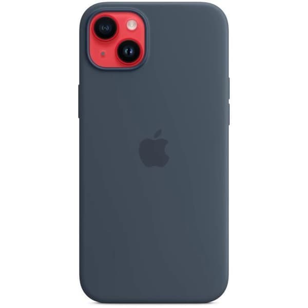 Siliconfodral - ANNORLUNDA - iPhone 14 Plus - Färg Storm Blue - Solid skydd - Mjuk