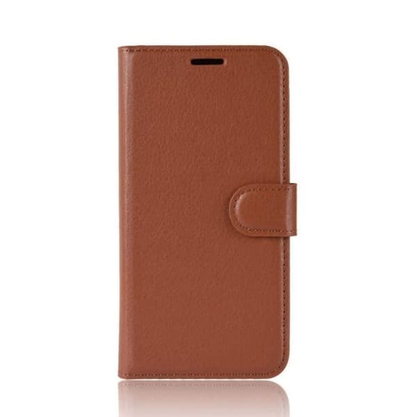 Telefoncover - ANDERLEDES - Xiaomi Redmi Note 5 - Kvalitetslæder - Brun - Multifunktionel