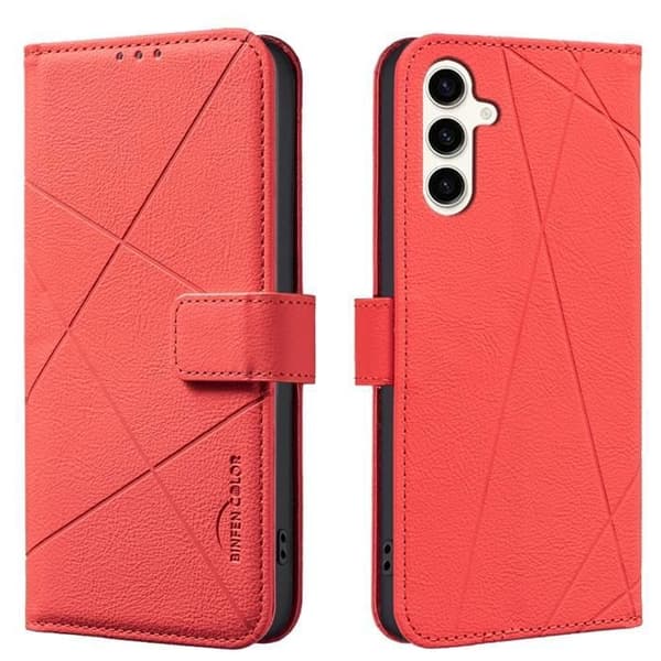 Coque - ANDERLEDES - Samsung Galaxy S25 Plus/S24 Plus - PU Læder - Stødabsorberende - Multifunktionel