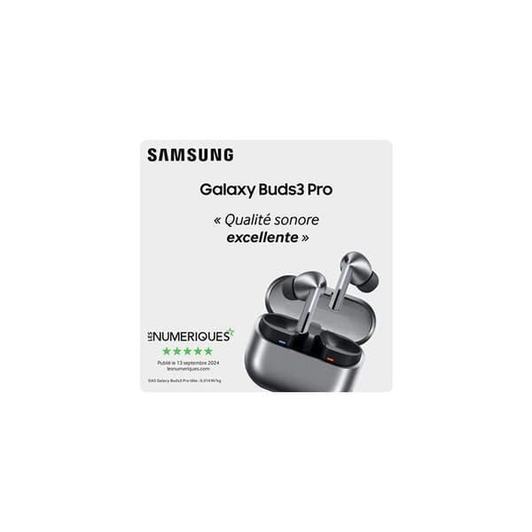 Høretelefoner - Samsung - Galaxy Buds3 Pro - Sort - Bluetooth 5.4 - IP57