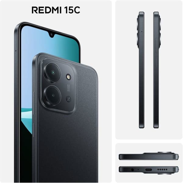 XIAOMI - Redmi Note 15C - 4 / 256 Gt - Musta