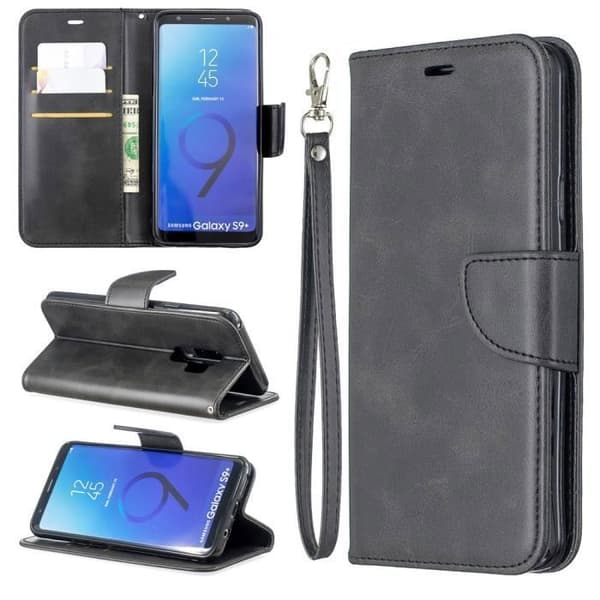 Telefoncover - ANDERLEDES - Samsung Galaxy S9 Plus - Blød - Sort - Stødabsorberende