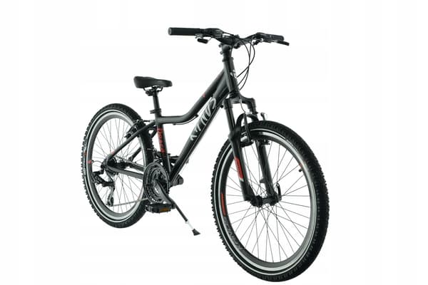 Cykel Kands Dragon 24'', 130–165 cm, Sort