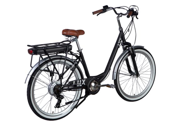 Elcykel E-Lux 26", 155-170cm, 50 km, 7 växlar, Svart