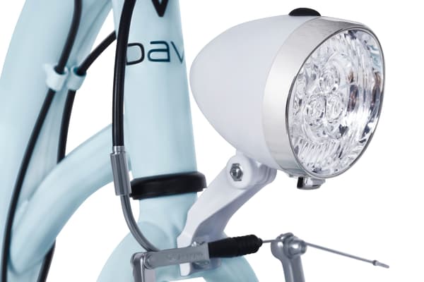 Pigecykel Davi Amelia, 24", 130-165 cm, 1 gear, Blå/Lyserød