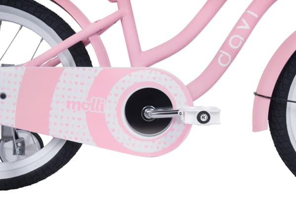 Barncykel Davi Molli 16", 95-110 cm, 1 växel, Rosa